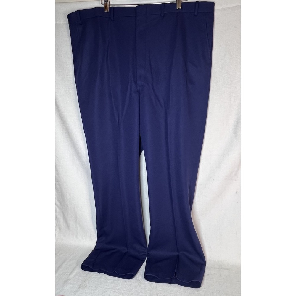 Haband Mens 44"x32" Blue / Indigo Dress Pants Slacks New With Tags Read!